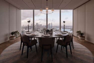 Harbour views and high-end timber touches in this executive office fit-out